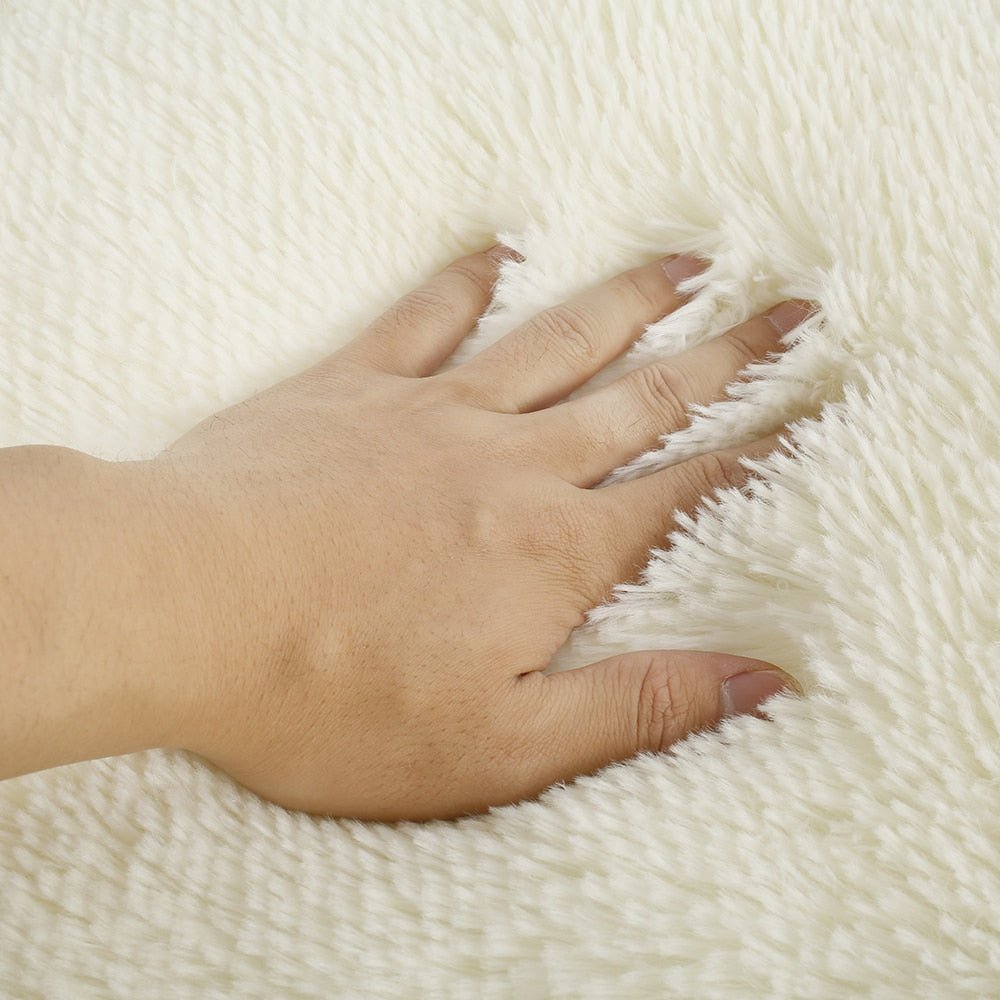 2 In 1 Cat Cushion Bed with Carrot Teeth Cleaning Toy Super Soft Puppy Kitten Sleeping Mat Foldable Basket Carrier for Pets