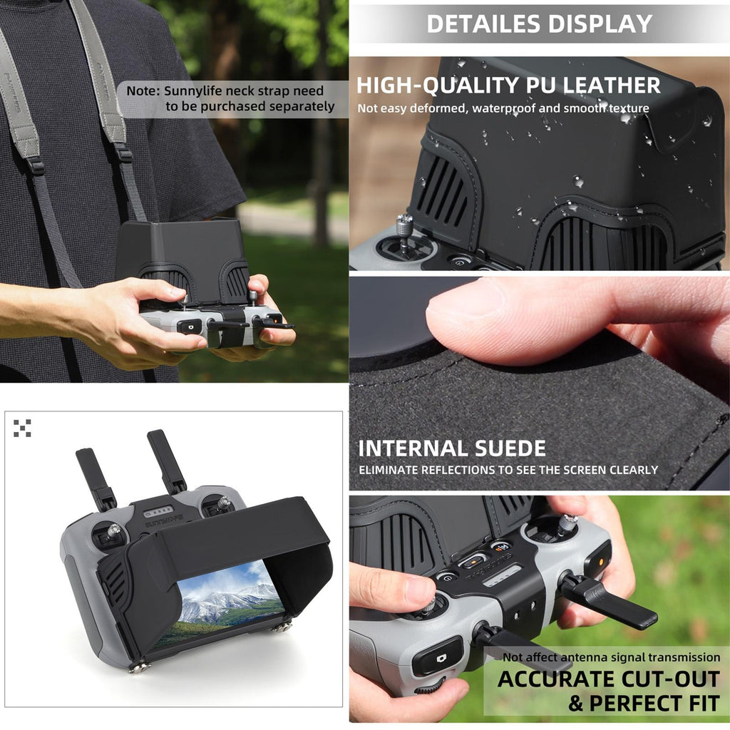 NNEIDS Remote Control Sunshade Hood Cover For Dji Rc Drones-3