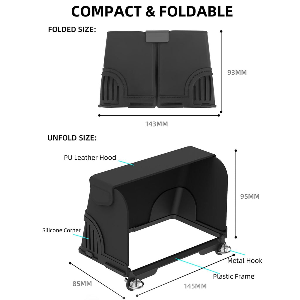 NNEIDS Remote Control Sunshade Hood Cover For Dji Rc Drones-4