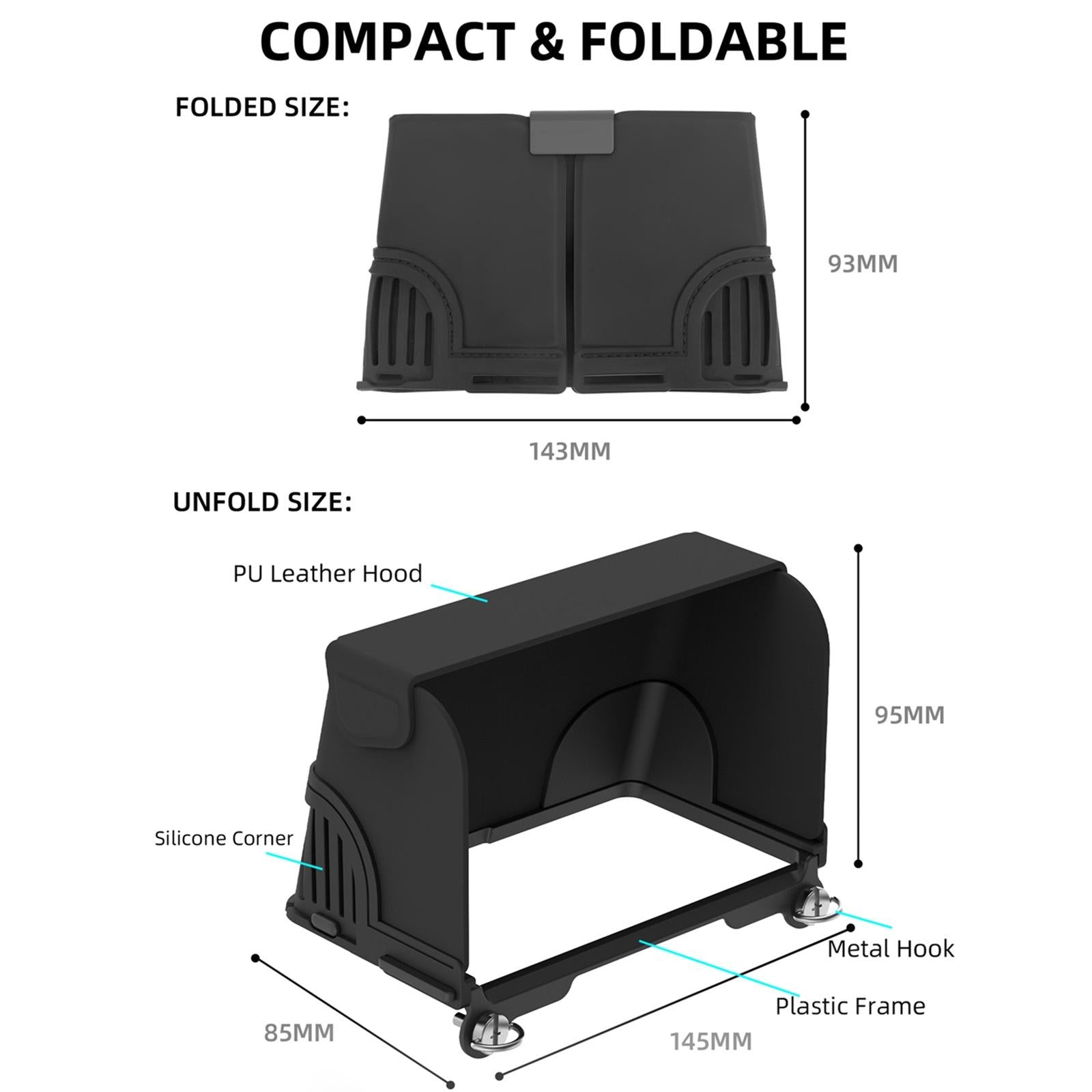 NNEIDS Remote Control Sunshade Hood Cover For Dji Rc Drones-4