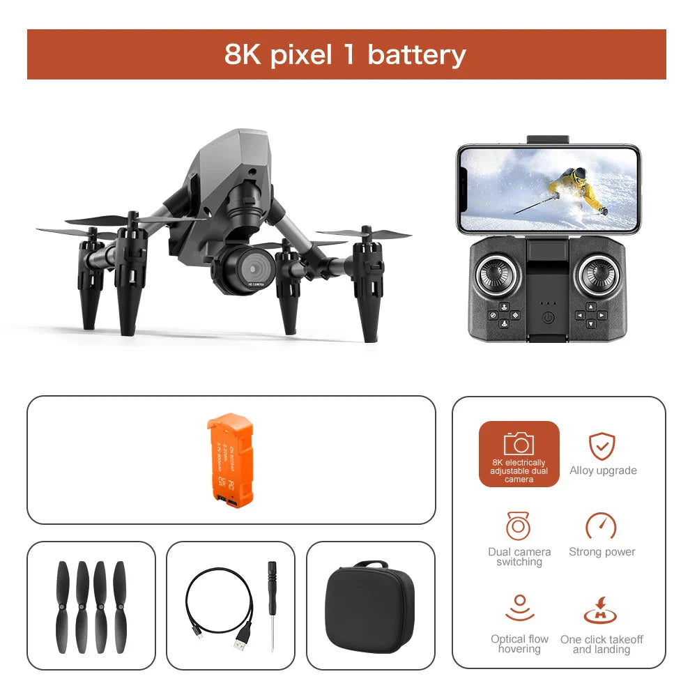 Mini Drone 4K 8K Dual Camera